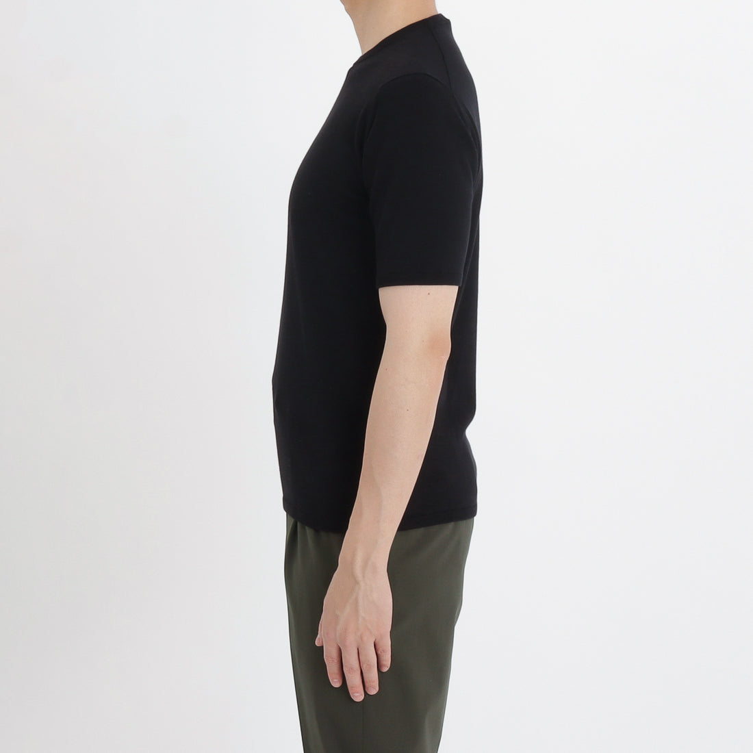 Knit T-shirt Color: Black