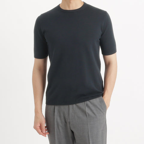 Knit T-shirt Color: Navy