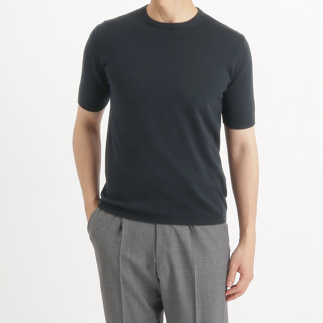 Knit T-shirt Color: Navy
