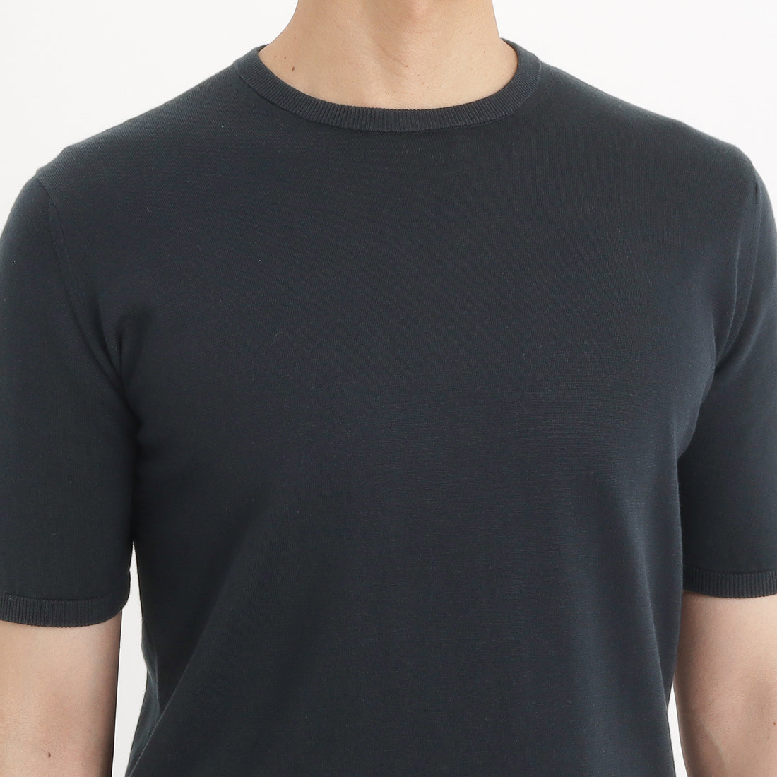 Knit T-shirt Color: Navy