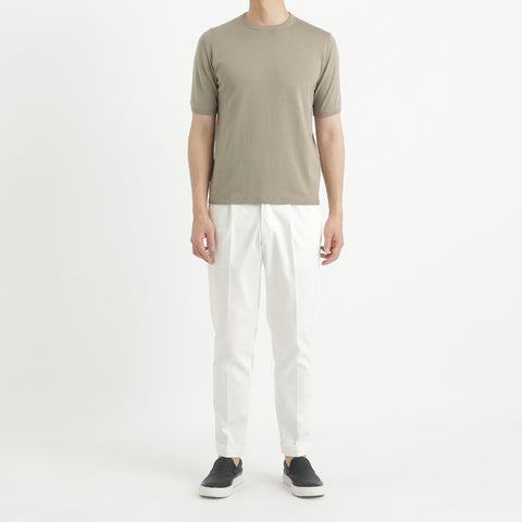 スビンプラチナム ニットTシャツ ホワイト | ＋CLOTHET ONLINE