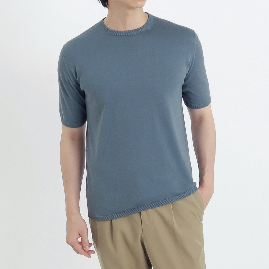Knit T-shirt Color: Slate Blue