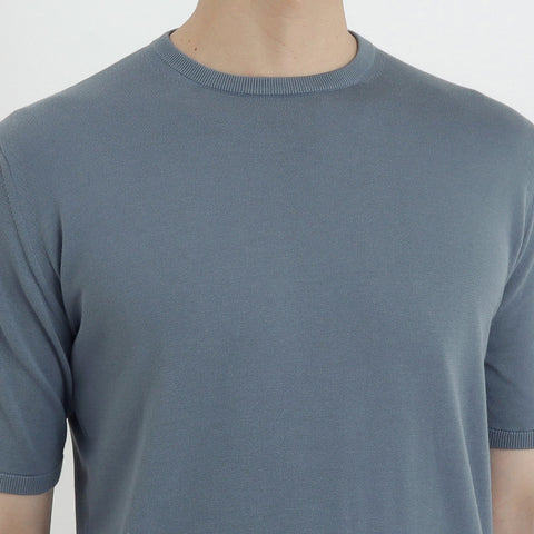 Knit T-shirt Color: Slate Blue