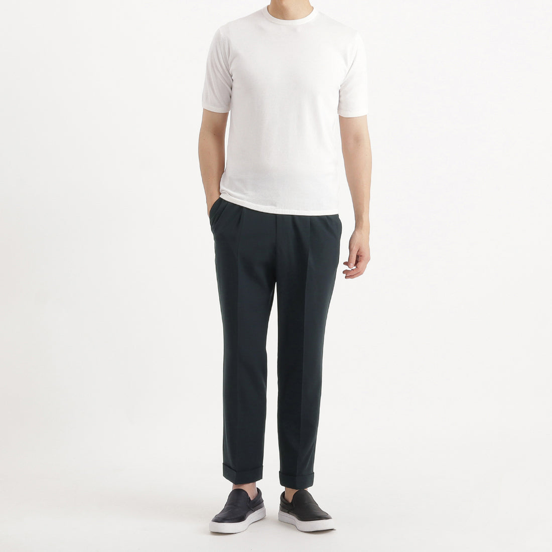 Knit T-shirt Color: White