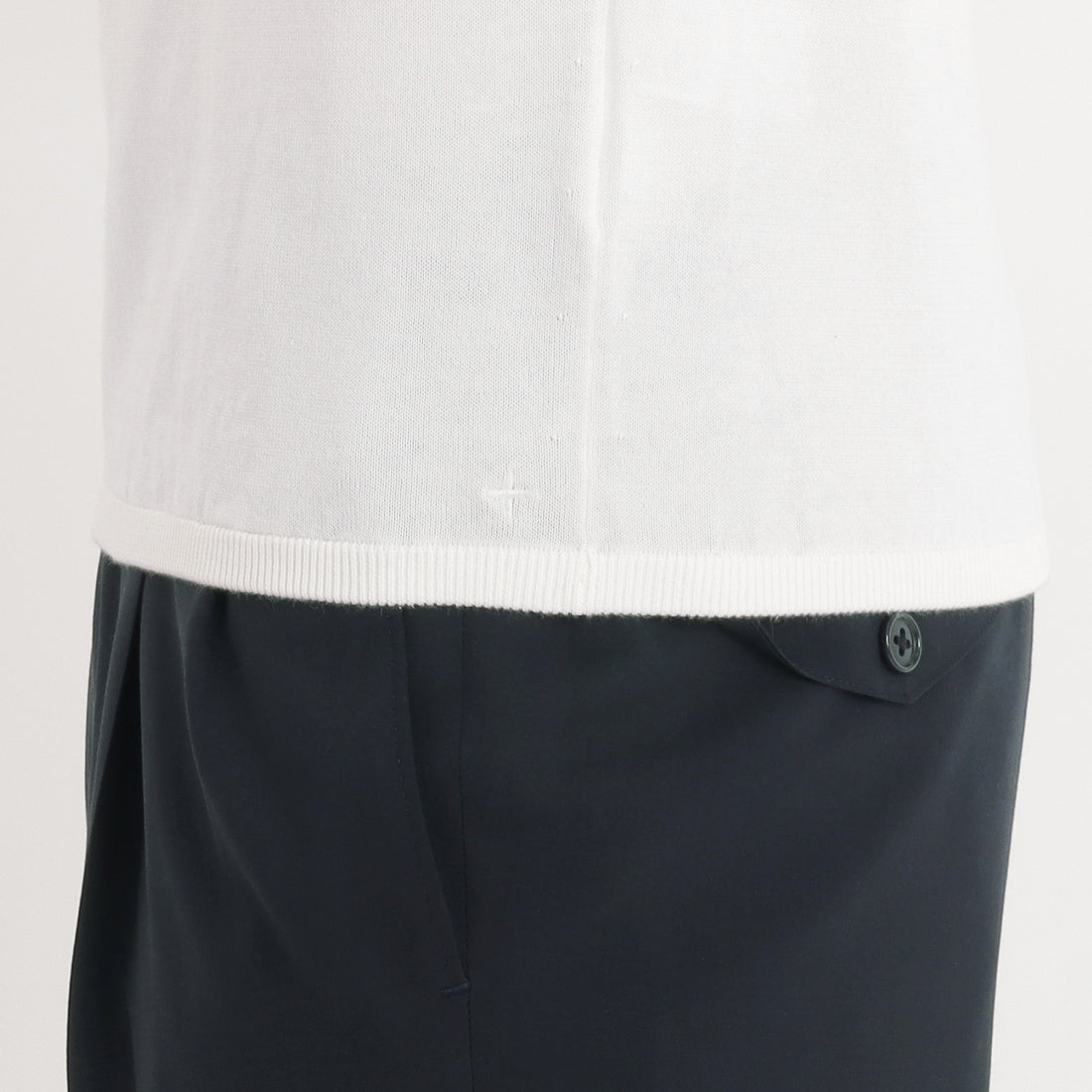 Knit T-shirt Color: White