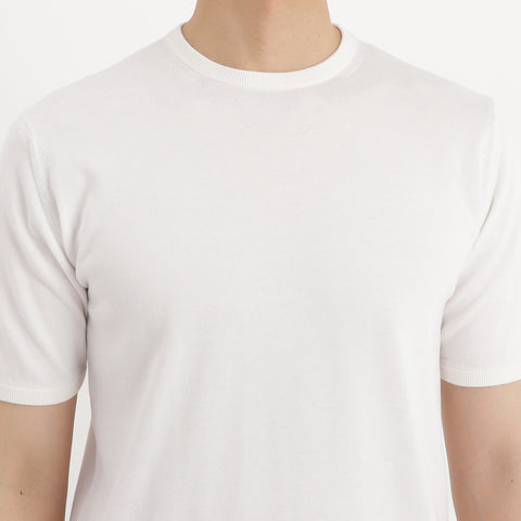 Knit T-shirt Color: White