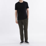 【THE LIMITED EDITION】 Lyocell&Cotton Tailored T-shirt Color: Black
