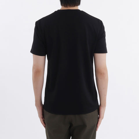 【THE LIMITED EDITION】 Lyocell&Cotton Tailored T-shirt Color: Black