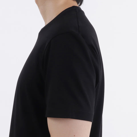【THE LIMITED EDITION】 Lyocell&Cotton Tailored T-shirt Color: Black