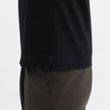 【THE LIMITED EDITION】 Lyocell&Cotton Tailored T-shirt Color: Black