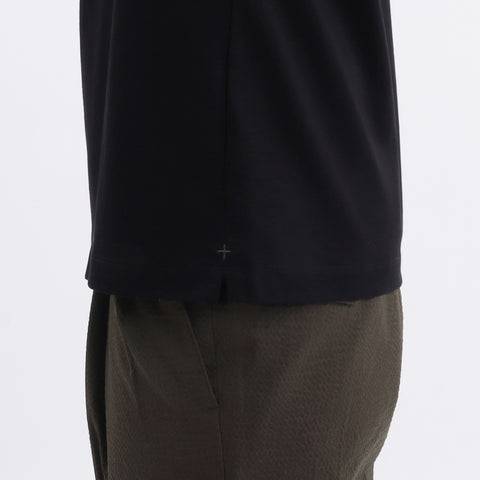 【THE LIMITED EDITION】 Lyocell&Cotton Tailored T-shirt Color: Black