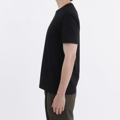 【THE LIMITED EDITION】 Lyocell&Cotton Tailored T-shirt Color: Black