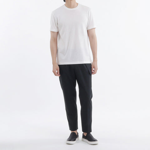 【THE LIMITED EDITION】Lyocell&Cotton Tailored T-shirt Color: Off White