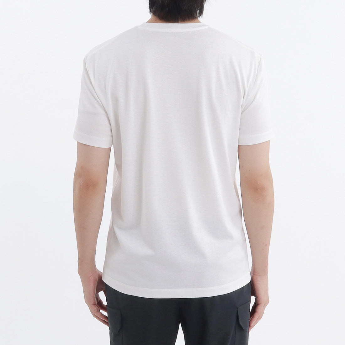 ENFOLD2015prefall  リヨセルコットンバックドレープTシャツ ENFOLD - ENFOLD(エンフォルド) リヨセルコットンバックドレープT