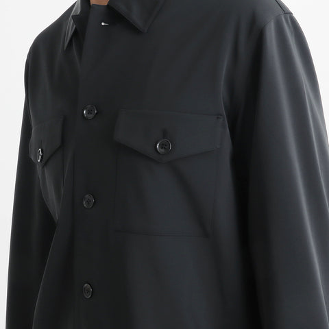 Matte Twist Fatigue Shirt Color: Black