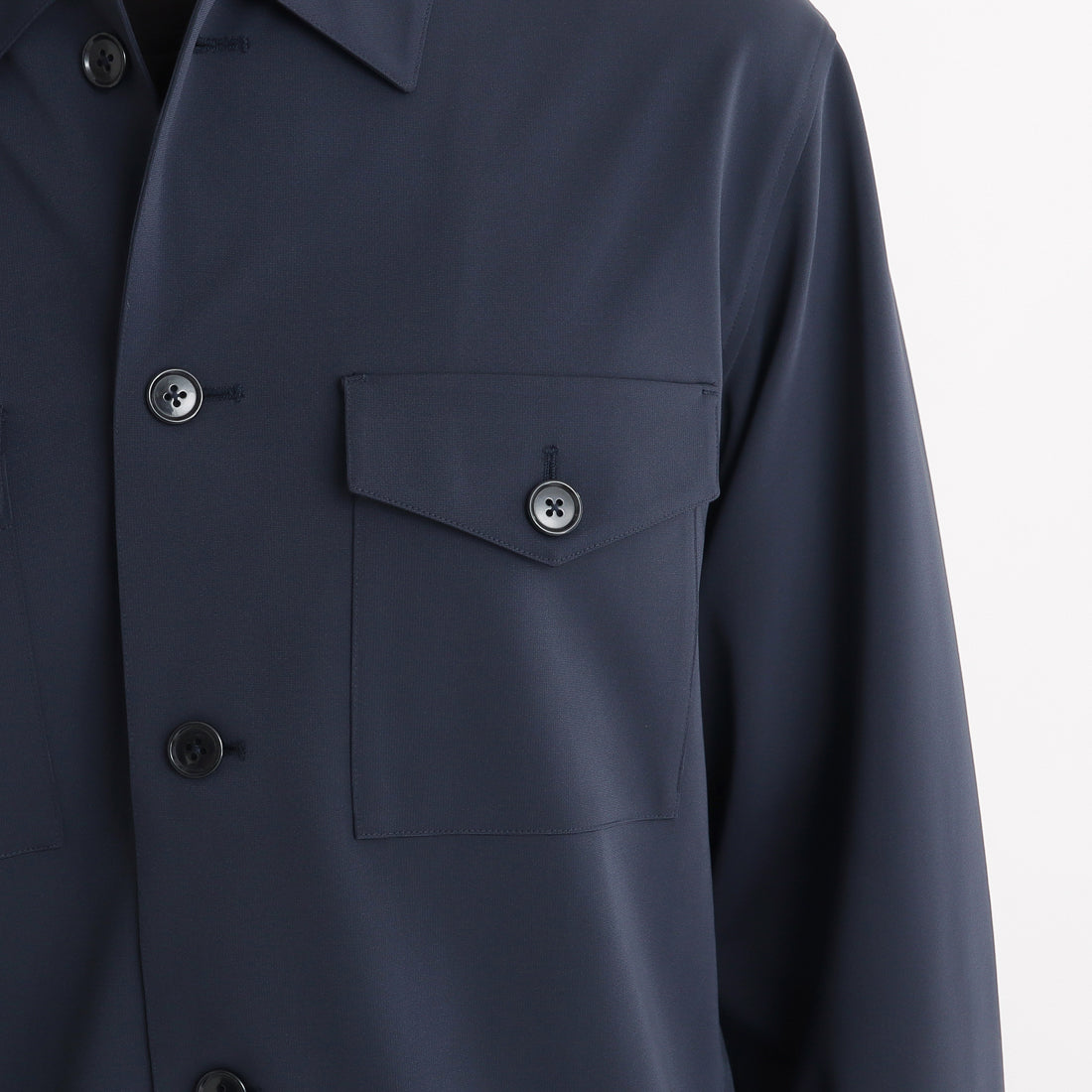 Matte Twist Fatigue Shirt Color: Navy