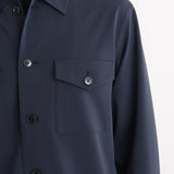 Matte Twist Fatigue Shirt Color: Navy