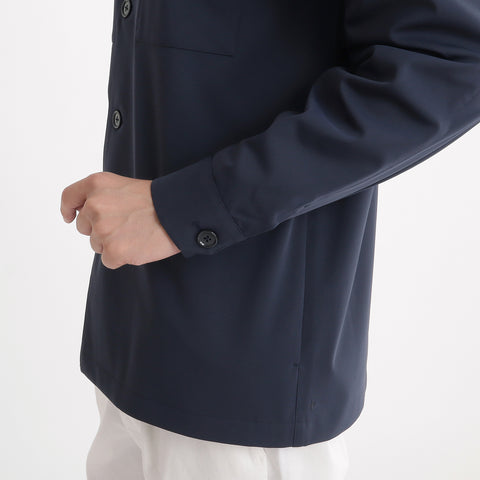 Matte Twist Fatigue Shirt Color: Navy