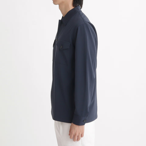 Matte Twist Fatigue Shirt Color: Navy