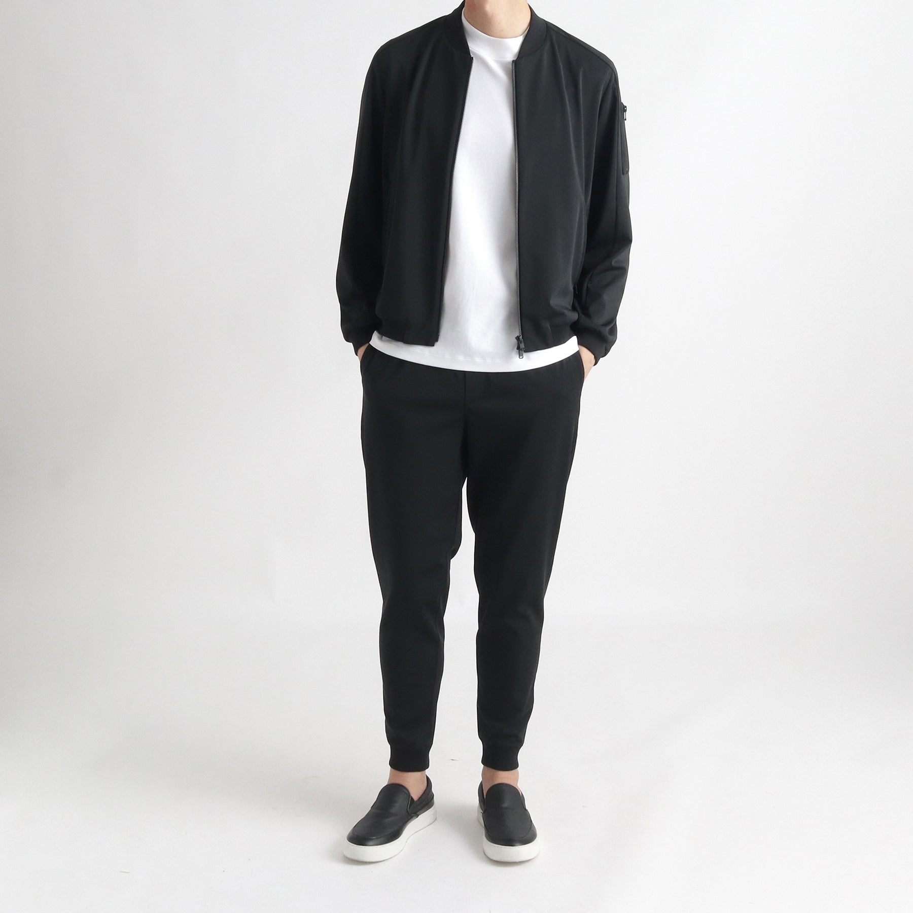 【試着のみ】クロスクローゼットMatte Twist Flight Jacket マットツイスト フライトジャケット ブラック | ＋CLOTHET ONLINE