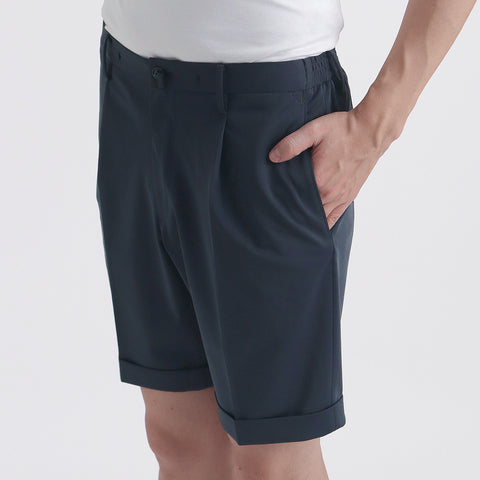 【6/7販売開始】Matte Twist Short Pants Color: Navy