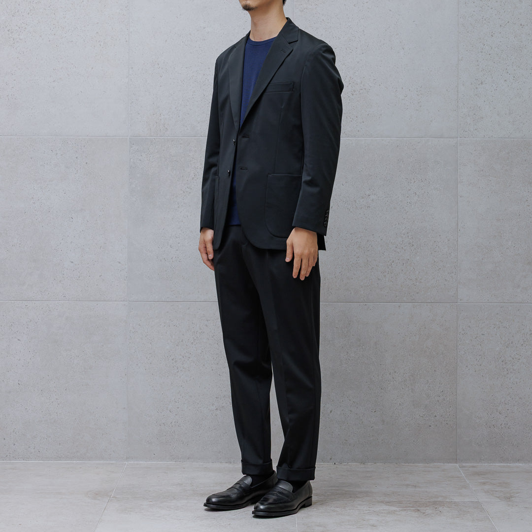【Renewal】Matte Twist Tailored Jacket Color: Black