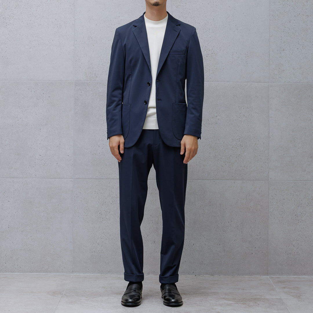 【Renewal】Matte Twist Tailored Jacket Color: Navy