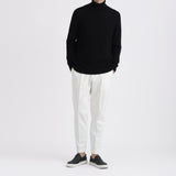 Middle Gauge Turtleneck Knit Color:Black