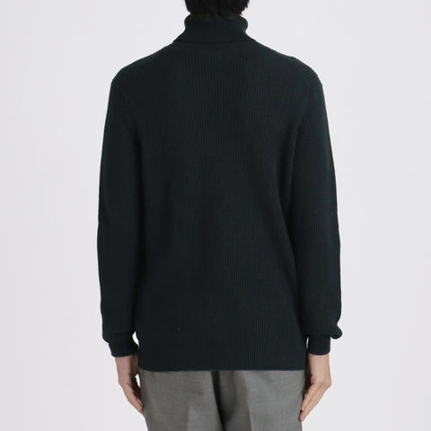 Middle Gauge Turtleneck Knit Color: Navy