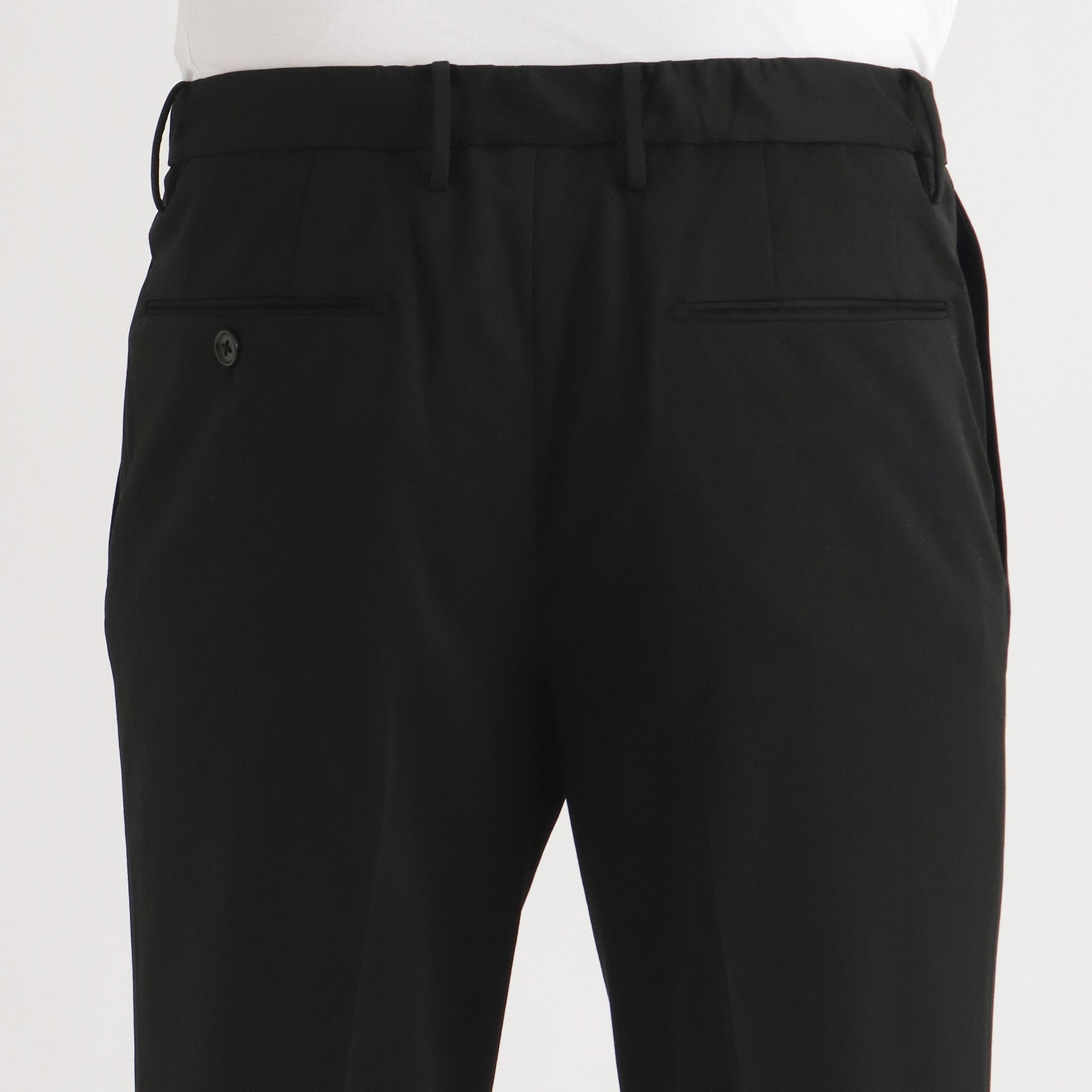 【THE LIMITED EDITION】Mocklodi One Pleats Trousers Color: Black