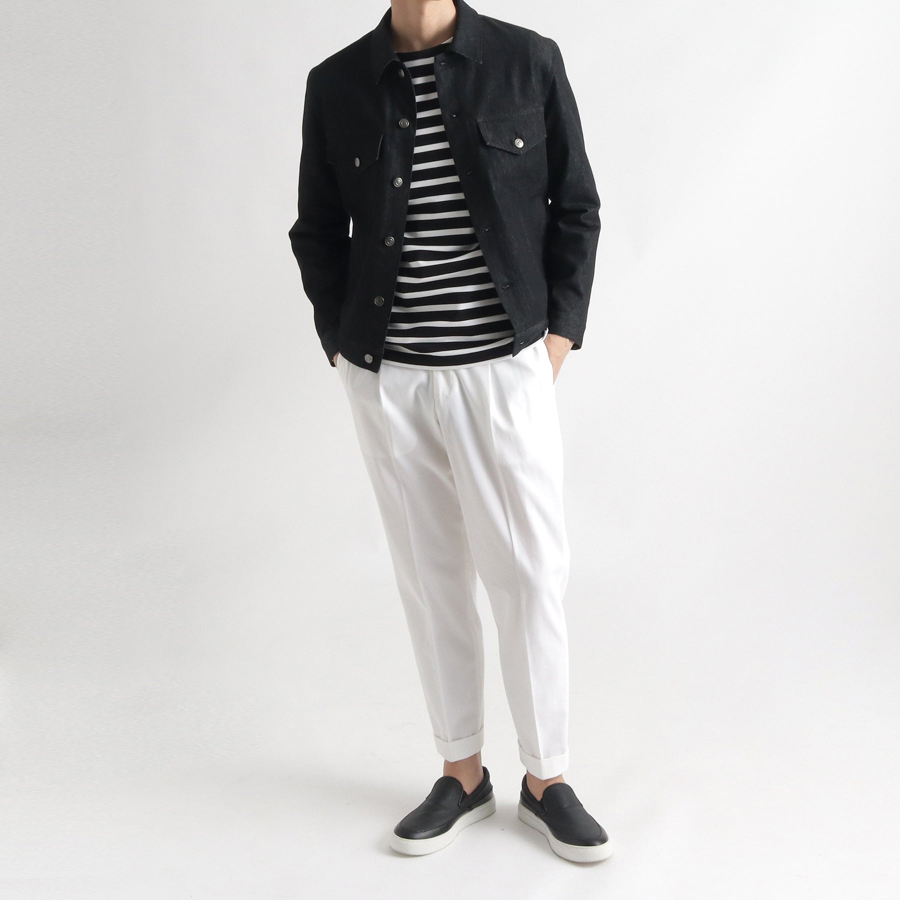 【現行 未使用級】 +CLOTHET 3rd リアクティブデニム SOLOTEX リアクティブデニム イージートラウザー インディゴ | ＋CLOTHET