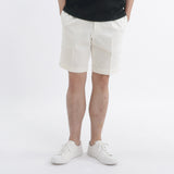 Reactive White Denim Short Pants Color: Off White