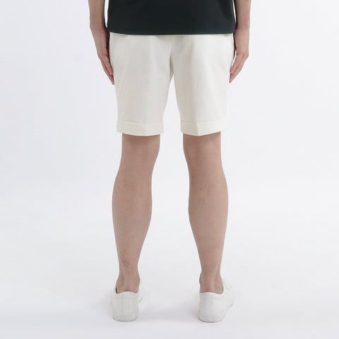 Reactive White Denim Short Pants Color: Off White