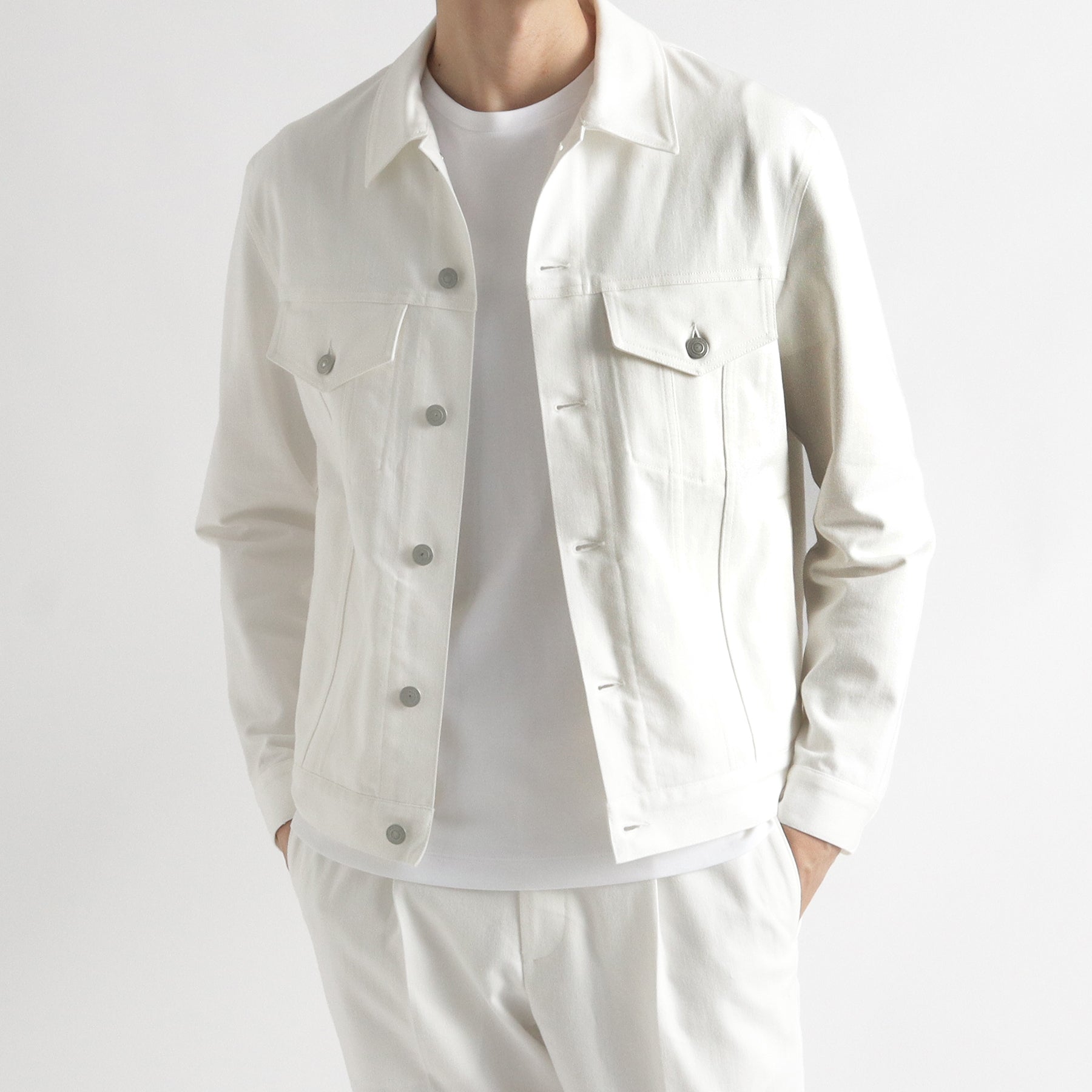 【現行 未使用級】 +CLOTHET 3rd リアクティブデニム SOLOTEX リアクティブデニム&SOLOTEX® テーラードジャケット インディゴ