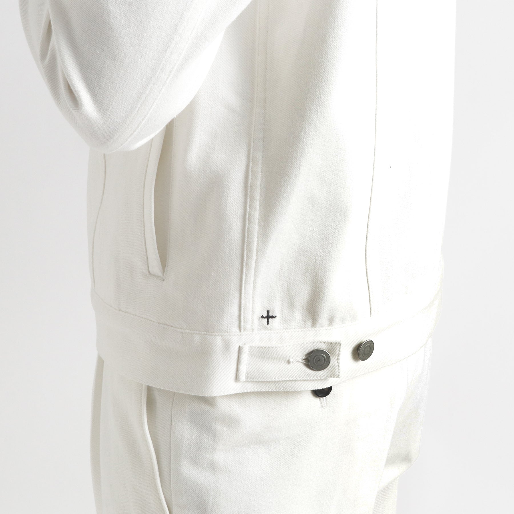 Reactive White Denim 3rd Type Jacket | ＋CLOTHET ONLINE