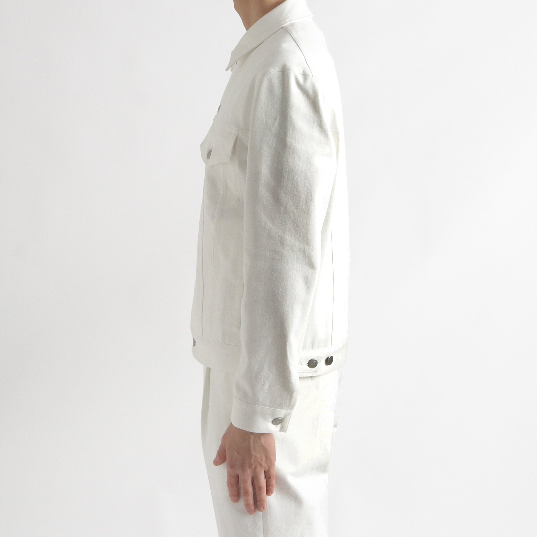Reactive White Denim 3rd Type Jacket | ＋CLOTHET ONLINE