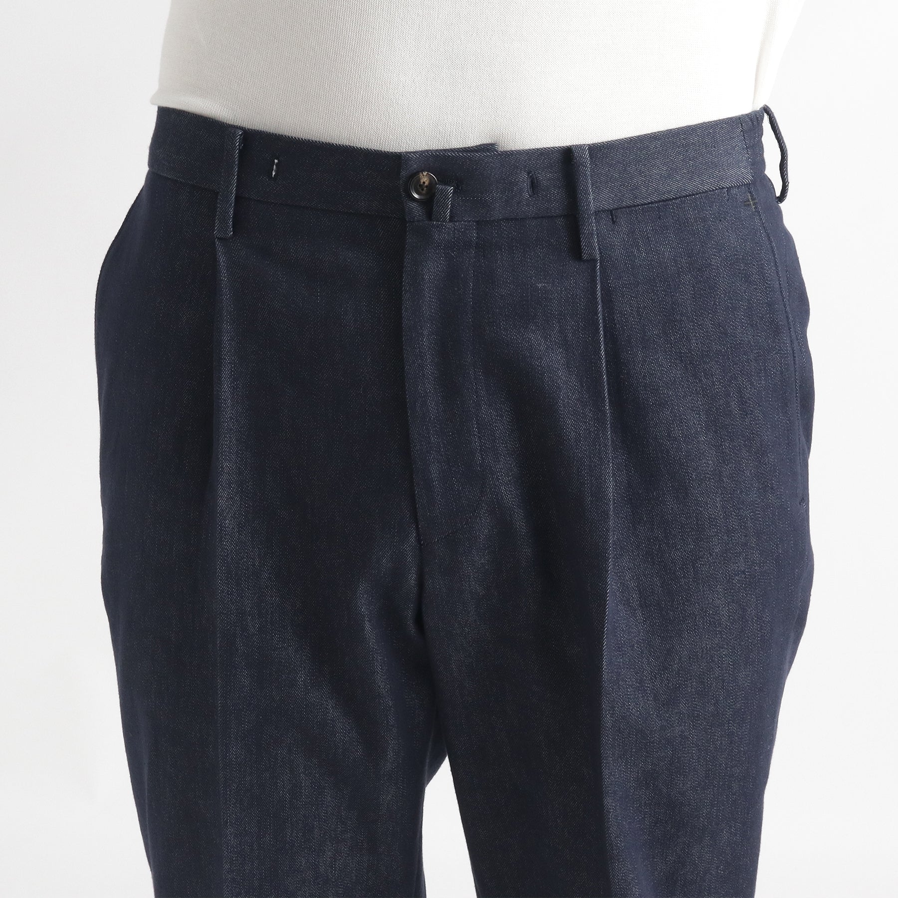 リアクティブデニム イージートラウザー インディゴ | ＋CLOTHET