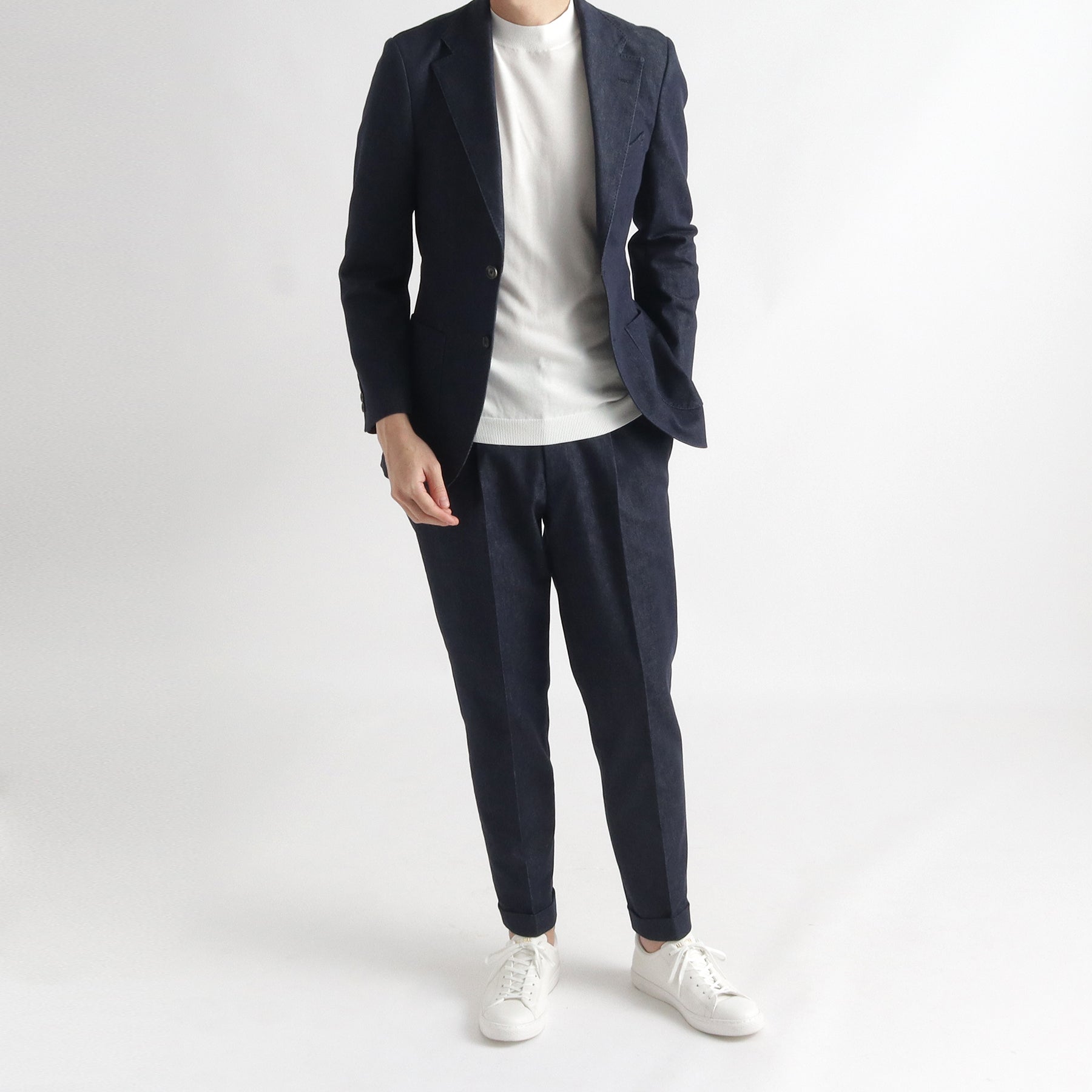リアクティブデニム&SOLOTEX® テーラードジャケット インディゴ