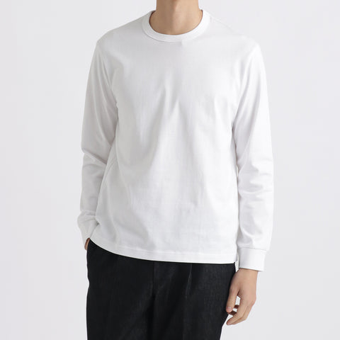 Recycled Suvin Long Sleeve T-shirt Color: White