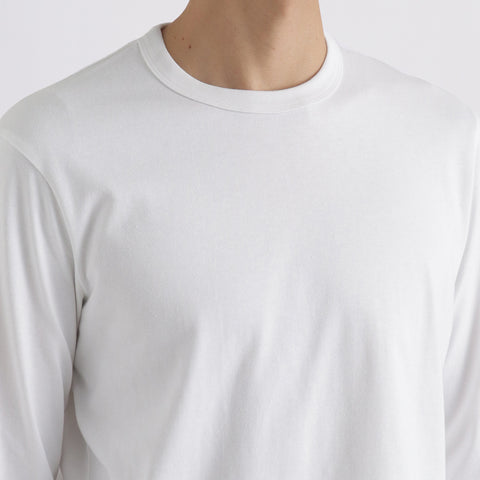 Recycled Suvin Long Sleeve T-shirt Color: White