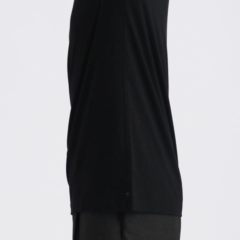 【Renewal】Wool Tailored Long Sleeve T-shirt Color: Black