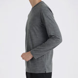 【Renewal】Wool Tailored Long Sleeve T-shirt Color: Gray