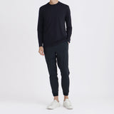 【Renewal】Wool Tailored Long Sleeve T-shirt Color: Navy