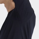 【Renewal】Wool Tailored Long Sleeve T-shirt Color: Navy