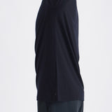 【Renewal】Wool Tailored Long Sleeve T-shirt Color: Navy