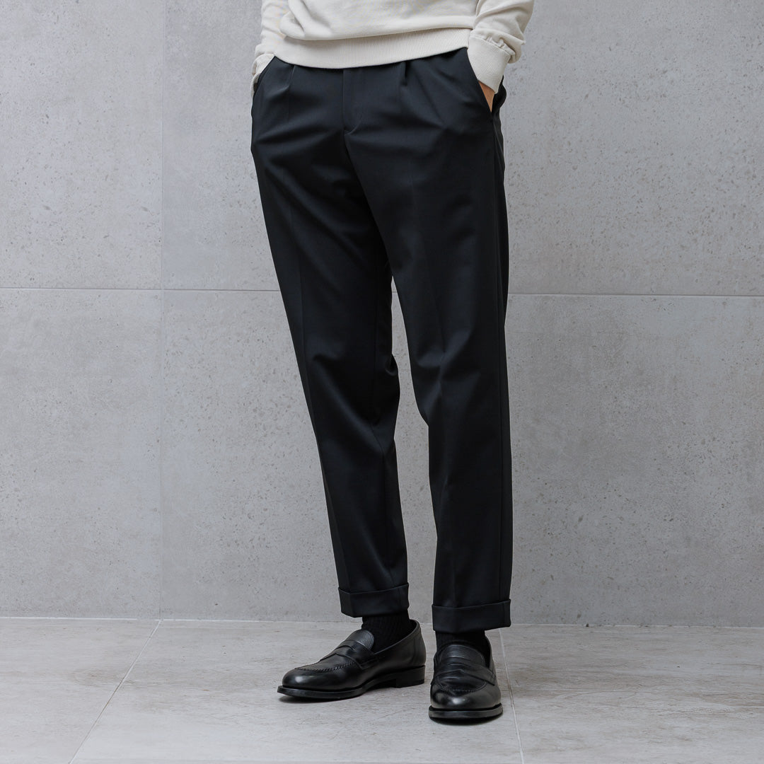 【Renewal】Matte Twist  Easy Trousers Color: Black