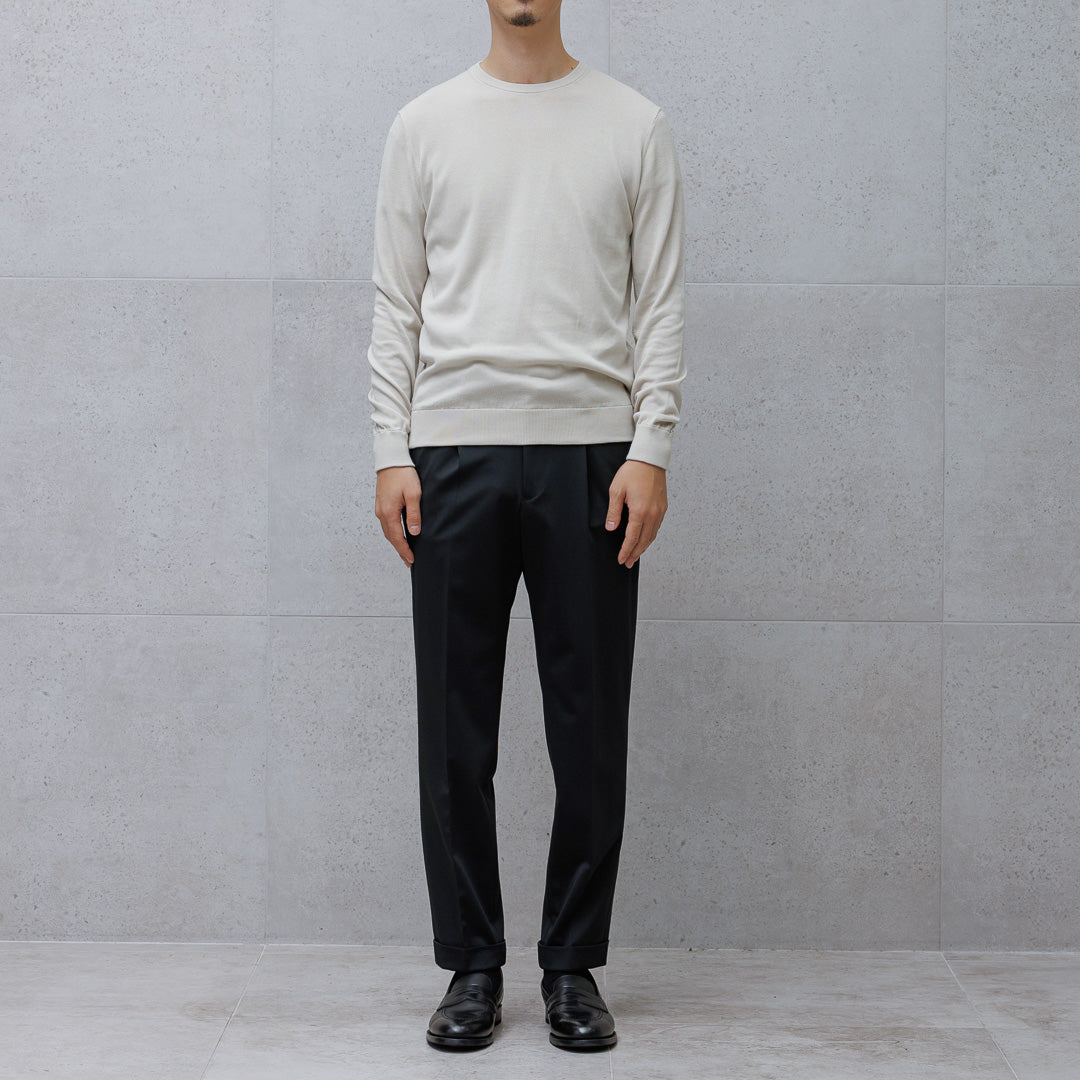 【Renewal】Matte Twist  Easy Trousers Color: Black