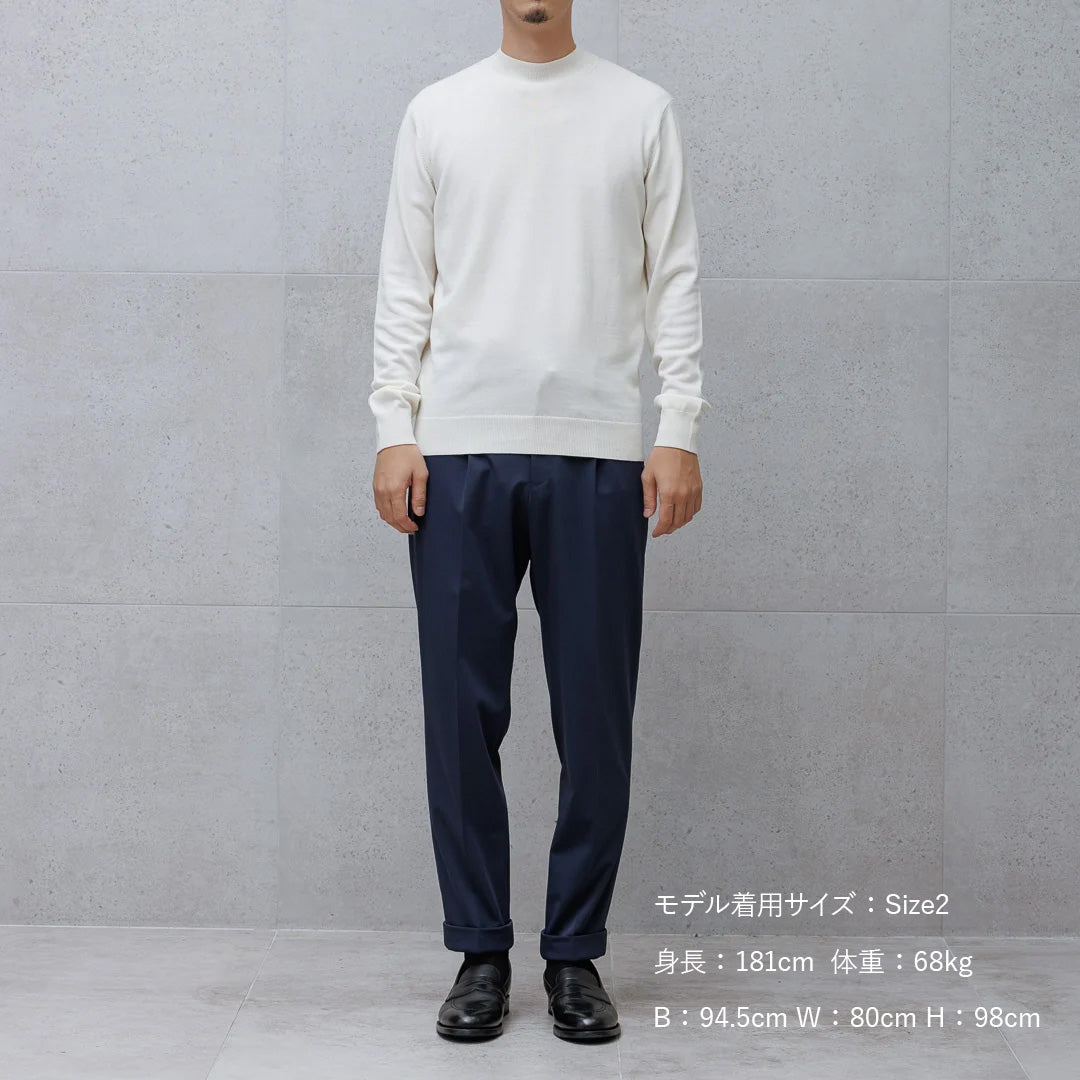 クロスクローゼットMatte Twist Easy Trousers マットツイスト イージートラウザー ネイビー | ＋CLOTHET ONLINE