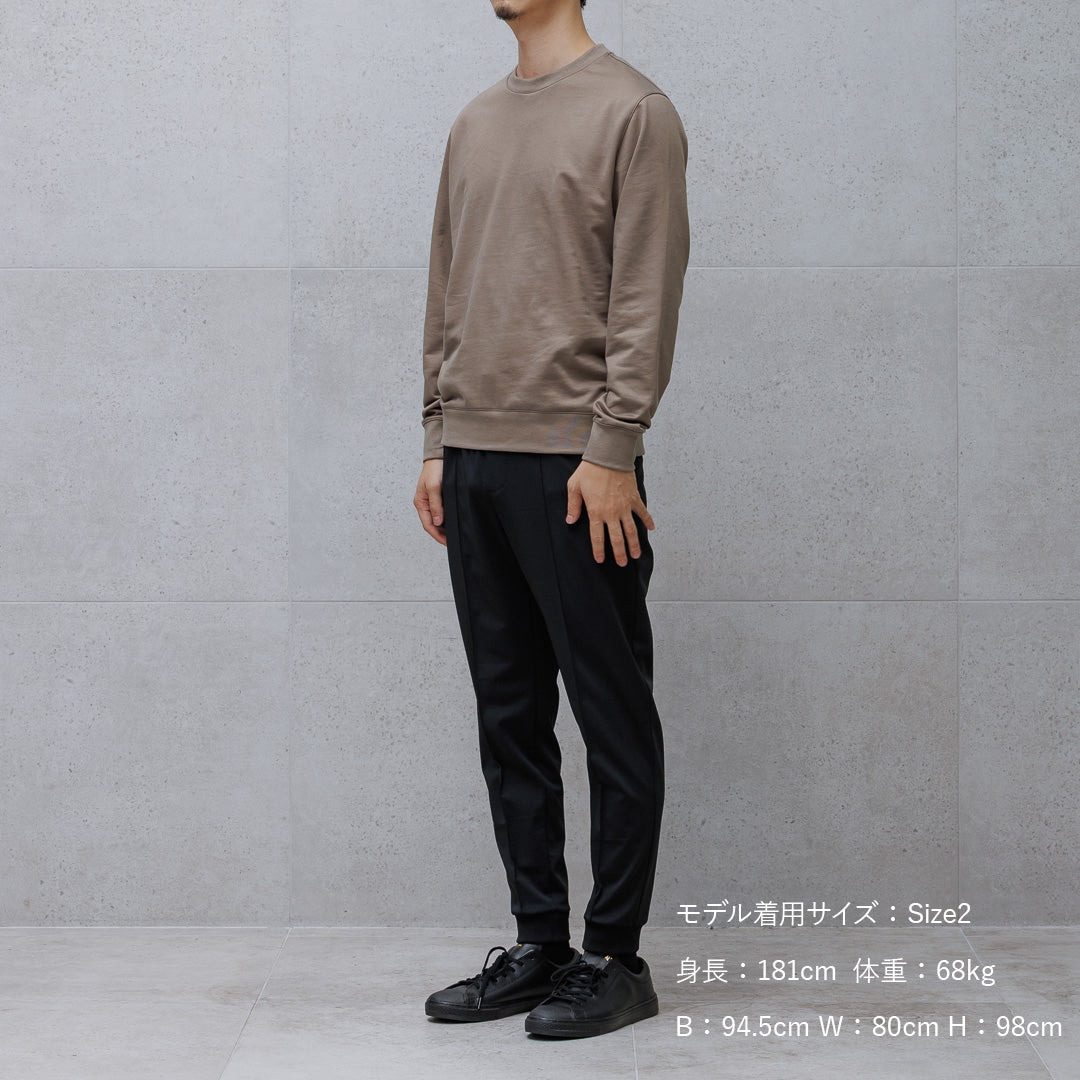 マットツイスト ピンタックジョガーパンツ ブラック | ＋CLOTHET ONLINE