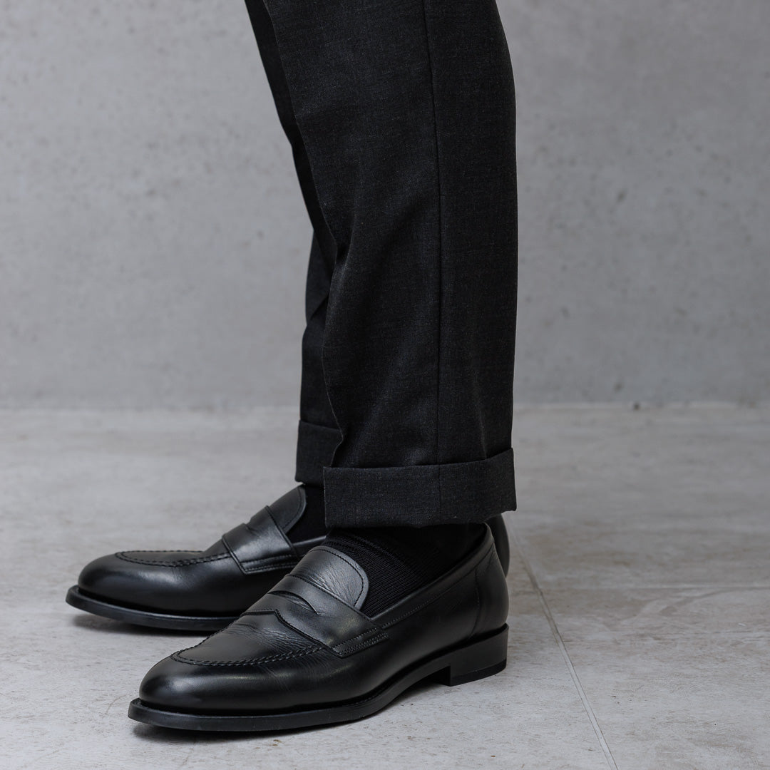 【Renewal】Twill Easy Trousers Color: Charcoal